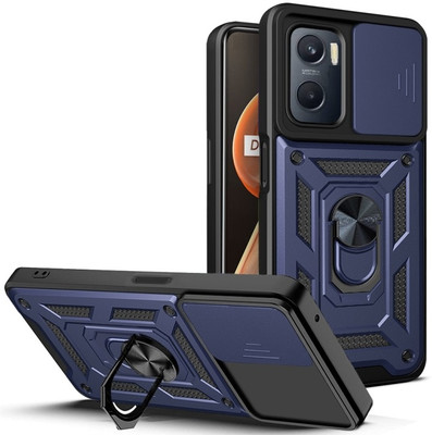 KrKis Back Cover for Vivo Y77 5G, Vivo IQOO Z6 Lite(Blue, Shock Proof, Pack of: 1)