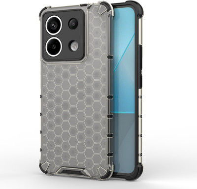 MOBIRUSH Back Cover for Mi Redmi Note 13 Pro 5G(Black, Grip Case, Pack of: 1)