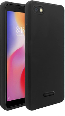 SRT Back Cover for Mi Redmi 6A(Black, Matte Finish, Silicon, Pack of: 1)