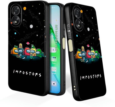 CLASSYPRINT Back Cover for Oppo A38 4G, Oppo A18 4G(Black)