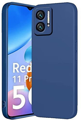 Nice Assoseries HUB Back Cover for Mi Redmi Note 11e 5G, Mi Redmi 10 Prime Plus 5G, Mi Redmi 11 Prime 5G(Blue, Shock Proof, Silicon)