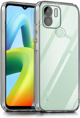 WOW Imagine Back Cover for Redmi A2 Plus, Redmi A1 Plus, Poco C50, Shockproof Case |Cushioned Edges Crystal Clear Back Case(Transparent, Flexible, Silicon, Pack of: 1)