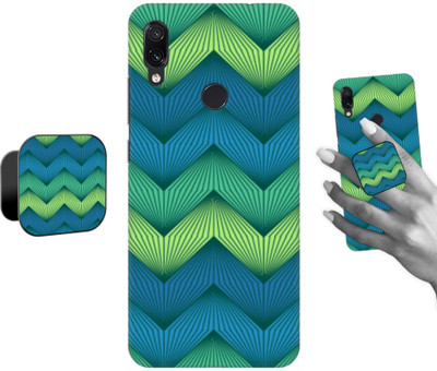 iCopertina Back Cover for Redmi Note 7(Blue, Green, Cases with Holder, Pack of: 2)