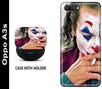Hello Case Back Cover for Oppo A3s(Multicolor, Cases with Holder, Pack of: 1)