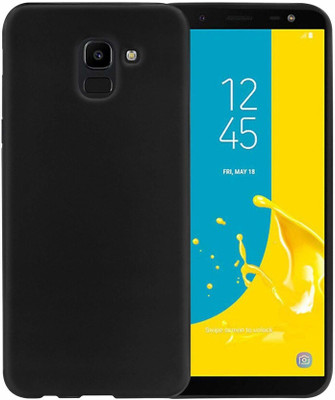 SRT Back Cover for Samsung Galaxy J6(Black, Camera Bump Protector, Pack of: 1)