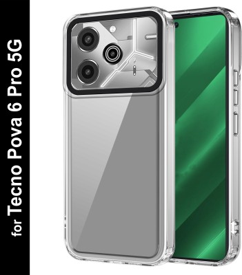 Zapcase Back Cover for Tecno Pova 6 Pro 5G(Transparent, Grip Case, Pack of: 1)