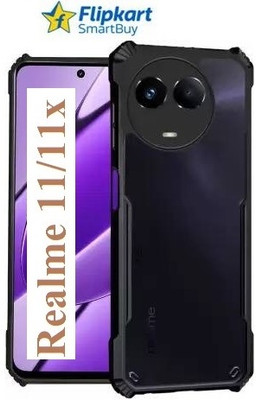 Flipkart SmartBuy Back Cover for Realme 11x 5G, Realme 11 5G(Transparent, Shock Proof, Pack of: 1)