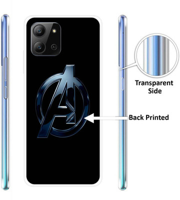 Hansviprint Back Cover for Infinix Hot 11 2022(Black, Blue, Grip Case, Silicon, Pack of: 1)