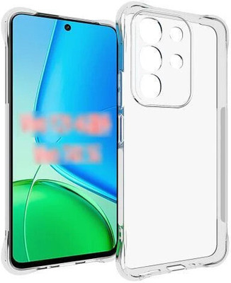 MdSafiandSon Back Cover for vivo T4 5G(Transparent, Shock Proof, Silicon)