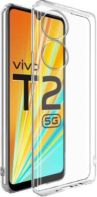 NIMMIKA ENTERPRISES Back Cover for Vivo T2 5G(Transparent Design | 2.0 mm Thickness | High-Quality Silicone)(Transparent, Shock Proof, Silicon, Pack of: 1)