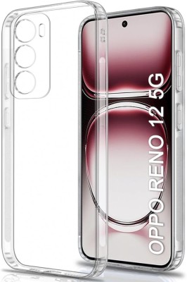 Stunny Back Cover for Oppo Reno 12 5G(Transparent, Flexible, Silicon, Pack of: 1)