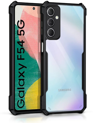 S-Softline Back Cover for Samsung Galaxy F54 5G : :Premium 3D Gloss Finish Boom TPU(Black, Pack of: 1)