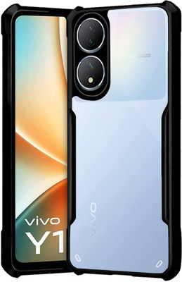 ONCRAVES Back Cover for vivo Y100 5G.(Black, Shock Proof, Pack of: 1)