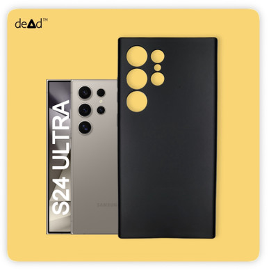 dead Back Cover for SAMSUNG Galaxy S24 Ultra 5G(Black, Grip Case, Pack of: 1)