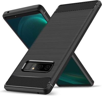 CONNECTPOINT Back Cover for Samsung Galaxy Note 8(Black, Grip Case, Silicon, Pack of: 1)