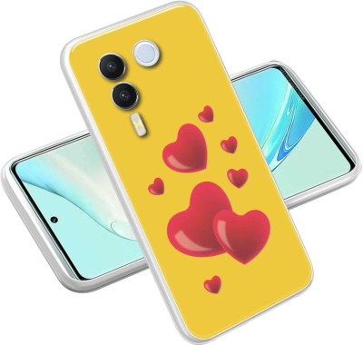 eBoggy Back Cover for Vivo V27 5G(Multicolor, Dual Protection, Silicon, Pack of: 1)