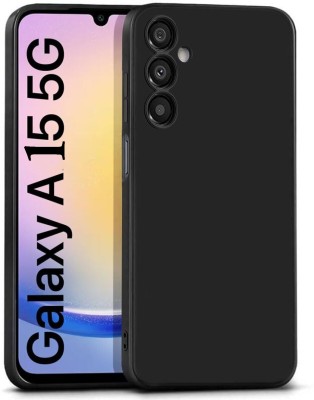 Lilliput Back Cover for Samsung Galaxy A15 5G(Black, Grip Case, Silicon, Pack of: 1)