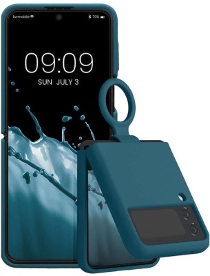 HITFIT Back Cover for Samsung Galaxy Z Flip4 5G(Blue, Shock Proof, Silicon)