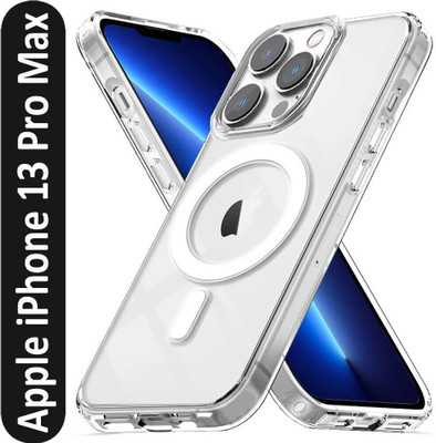 HenryDesigns Back Cover for Apple iphone 13 pro max(Transparent, Dual Protection)