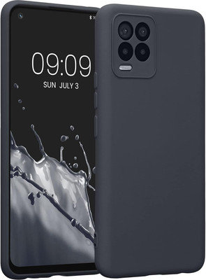 CLOVYR Back Cover for Realme 8 4G/Realme 8 Pro(Black, Camera Bump Protector, Silicon, Pack of: 1)