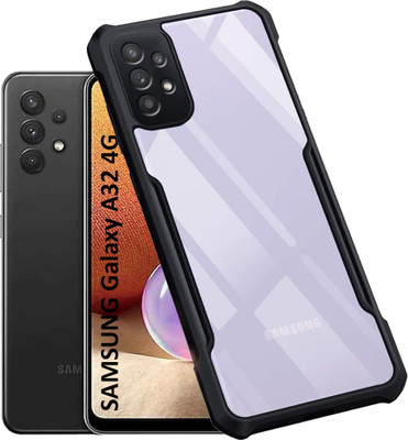 AIZLO Back Cover for SAMSUNG Galaxy A32 4G(Black, Camera Bump Protector, Pack of: 1)