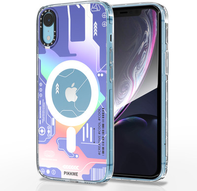 Pikkme Back Cover for Apple iPhone XR(Blue, Magsafe, Pack of: 1)