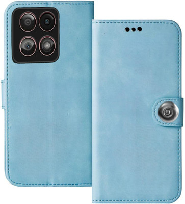 WORFOX Flip Cover for Motorola Edge 60 Fusion 5G(Blue, Cases with Holder, Pack of: 1)