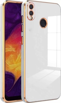 SYOTT Back Cover for mi Redmi Note 7, Mi Redmi Note 7 Pro, Mi Redmi Note 7S(White, Gold, Camera Bump Protector, Silicon, Pack of: 1)