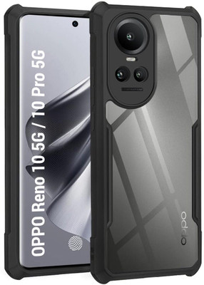mCase Back Cover for Oppo Reno 10 Pro 5G(Black, Shock Proof, Pack of: 1)