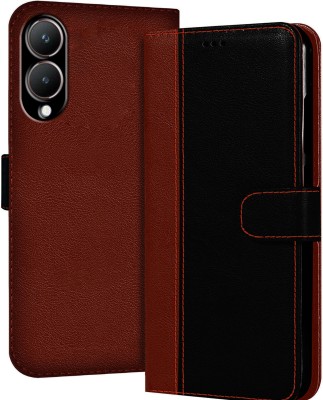 Flipkart SmartBuy Back Cover for vivo Y28 5G(Black, Brown, Dual Protection, Pack of: 1)