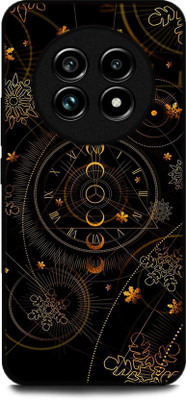 FAZAKA Back Cover for Realme 13 Pro 5G On Glossy Metal Phone Cover | MOON CLOCK(Multicolor, Shock Proof, Pack of: 1)