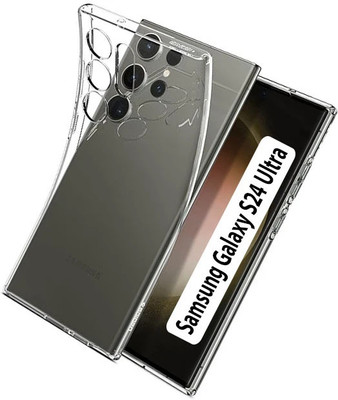 iCopertina Back Cover for Samsung Galaxy S24 Ultra(Transparent, Flexible, Silicon, Pack of: 1)