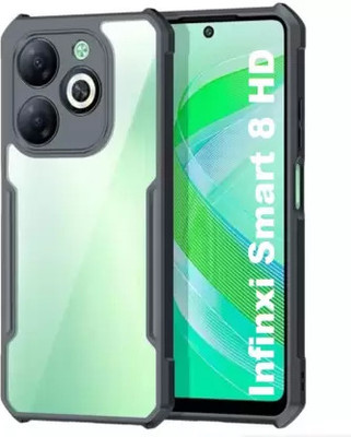 VISHZONE Back Cover for Infinix SMART 8 HD, (IPKY)(Black, Grip Case, Silicon, Pack of: 1)