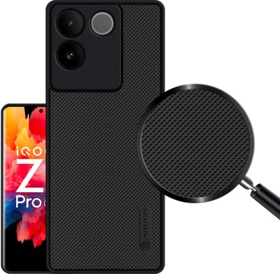 WellWell Back Cover for vivo T2 Pro 5G, IQOO Z7 Pro 5G(Black, Shock Proof, Silicon, Pack of: 1)