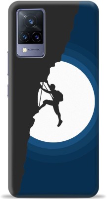 Loffar Back Cover for Vivo V21 5G(Blue, Shock Proof, Pack of: 1)