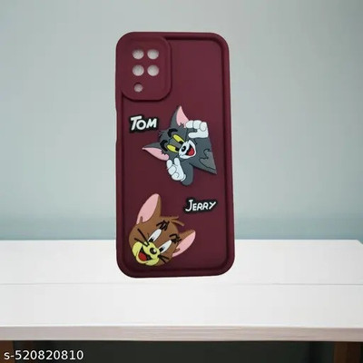 QATTRACT Back Cover for Samsung Galaxy M12 / F12 / A12(Maroon)
