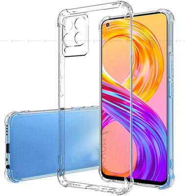 Mauval Back Cover for Realme 8 4G, Realme 8 Pro(Transparent, Grip Case, Pack of: 1)