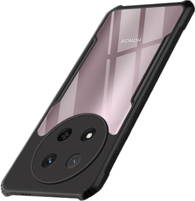 MatteSmoke Back Cover for Honor X9c 5G(Transparent, Camera Bump Protector, Pack of: 1)