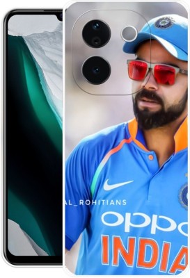 Rockyard Back Cover for vivo T3 Pro 5G, V2404, VIRAT, KOHLI, INDIAN, PLAYER, RCB(Blue, Flexible, Silicon, Pack of: 1)