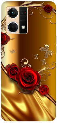 JUGGA Back Cover for OPPO F21 Pro 4G, CPH2363, GOLDEN, ROSE, DREAM, RED, GOLD, ROSE(Gold, Hard Case, Pack of: 1)
