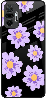 QRIOH Glass Back Cover for Redmi Note 10 Pro Max(Multicolor, Grip Case, Pack of: 1)