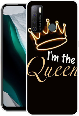 DIKRO Back Cover for Tecno Spark Power 2, LC8, QUEEN, RANI, PRINCESS(Brown, Flexible, Silicon, Pack of: 1)