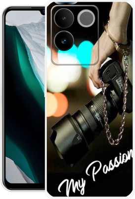 VS PRINT LINK Back Cover for VIVO T2 Pro 5G,V2321, CAMERA, CAMERA LENS, GLARE, PHOTOGRAPHY(Black, Flexible, Silicon, Pack of: 1)