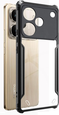 Mobtech Pouch for Realme P4 Pro 5G, (IP)3(Black, Transparent, Grip Case, Pack of: 1)