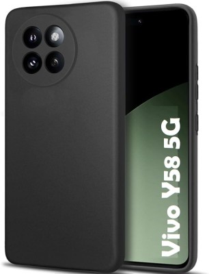 NewStatus Back Cover for Vivo Y38 5G,Vivo Y58 5G(Black, Grip Case, Pack of: 1)