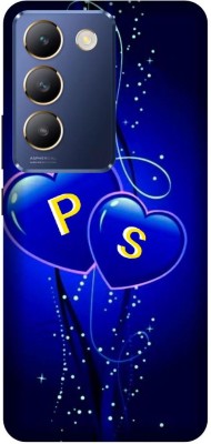 3D U PRINT Back Cover for VIVO T3 5G,V2334,PS,P LOVE S,PS NAME,PS LETTER,PS ALPHABET(Blue, Hard Case, Pack of: 1)