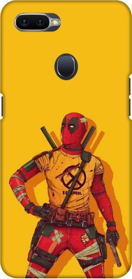 TrishArt Back Cover for Oppo A7, Oppo A5s, Oppo A12, Oppo A11K(Yellow, Red, Hard Case, Pack of: 1)