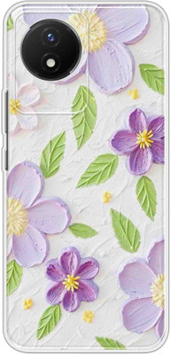 COBIERTAS Back Cover for Vivo Y02(Multicolor, Silicon)