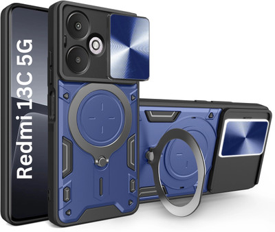 Flipkart SmartBuy Back Cover for REDMI 13C 5G(Blue, Rugged Armor, Pack of: 1)