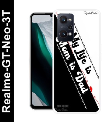 SARTOOLIYA Back Cover for Realme GT Neo 3T(Black, White, Silicon, Pack of: 1)